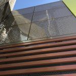Fachada metalica perforacion especial